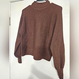 Tahari Mock Neck Sweater